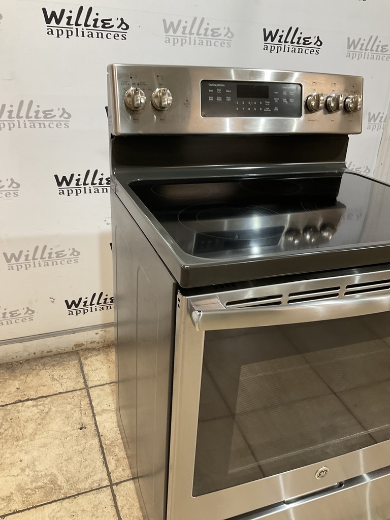 Ge Electric Stove 220volts (40/50 AMP) 30inches {4 prong} (Stainless steel) 