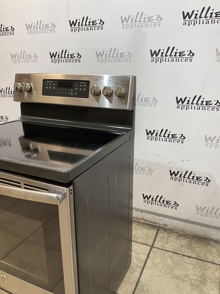 Ge Electric Stove 220volts (40/50 AMP) 30inches {4 prong} (Stainless steel) 