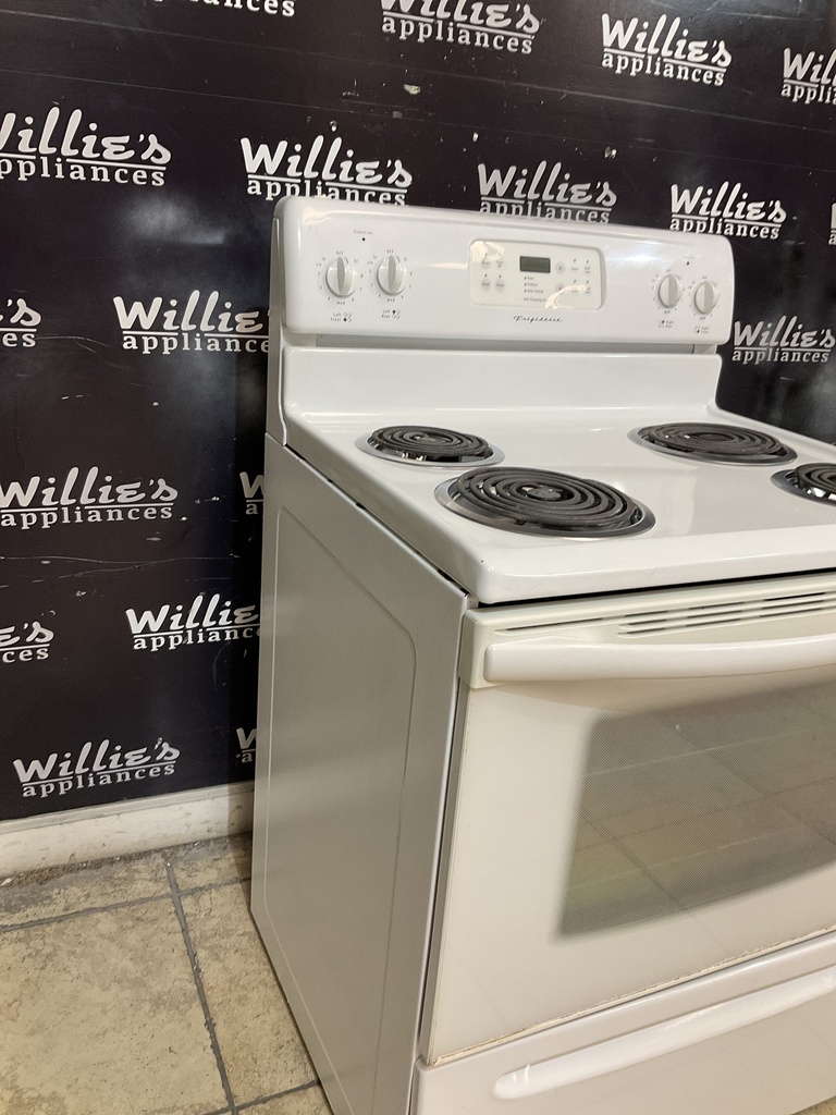 Frigidaire Electric Stove 220volts (40/50 AMP) 30inches {4 prong} (White) 