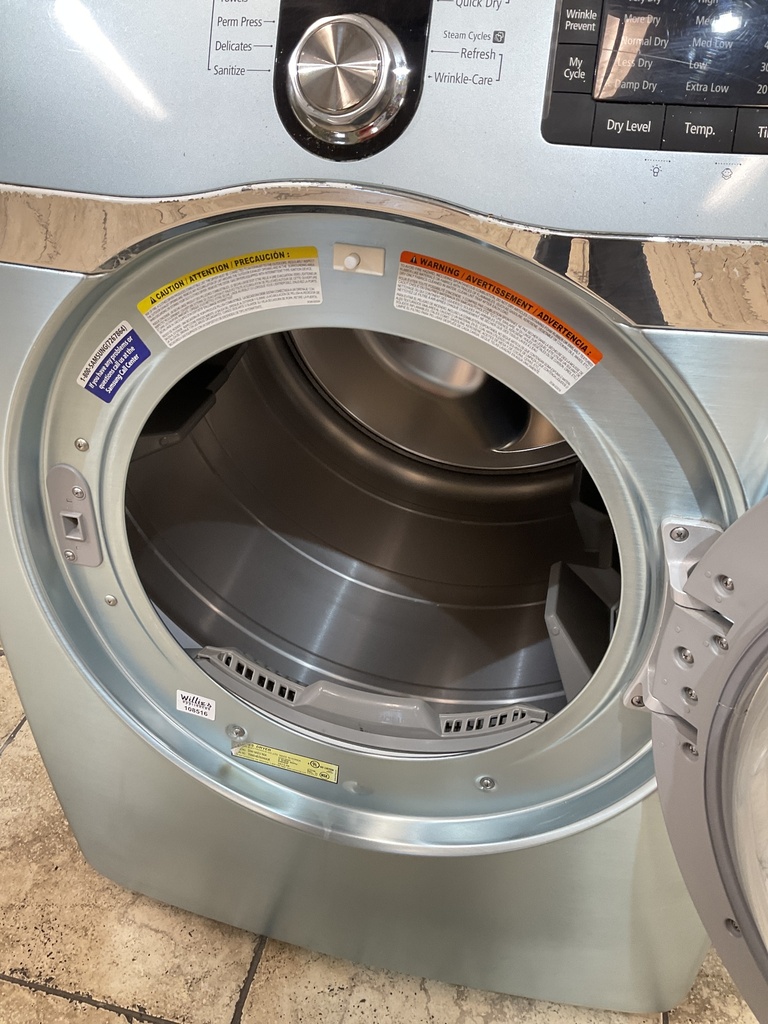 Samsung Electric Dryer 220volts (30 AMP) 27inches {3 prong} (Light Blue) 