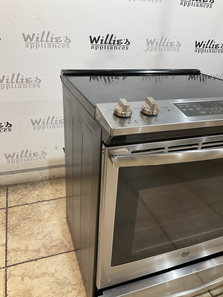 Ge Electric Stove 220volts (40/50 AMP) 30inches {4 prong} (Stainless steel) 