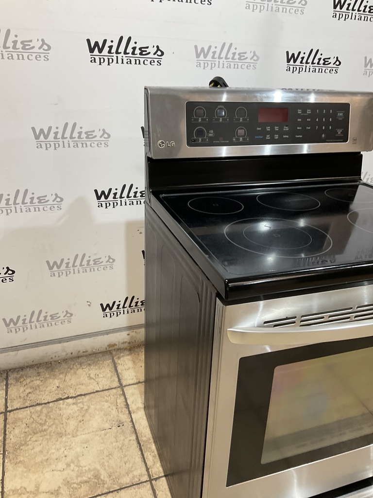 Lg Electric Stove 220volts (40/50 AMP) 30inches {4 prong} (Stainless steel) 