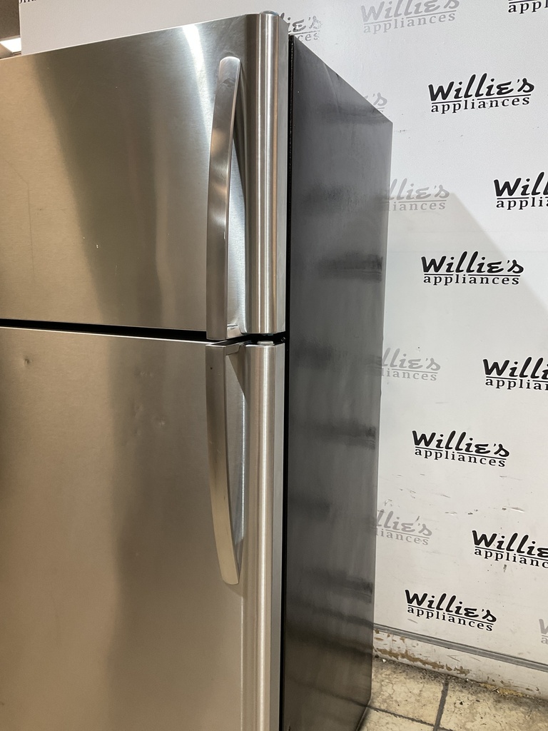 Frigidaire Refrigerator Top and Bottom 30x65 1/2” (Stainless Steel) 