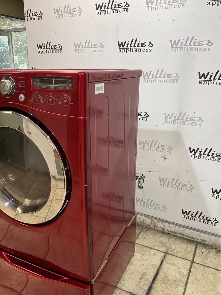 Lg Natural Gas Dryer 27inches (Red) 