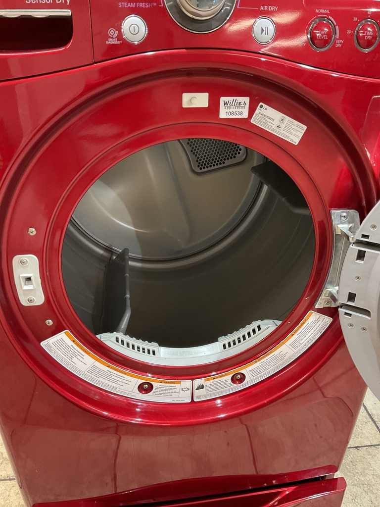 Lg Natural Gas Dryer 27inches (Red) 