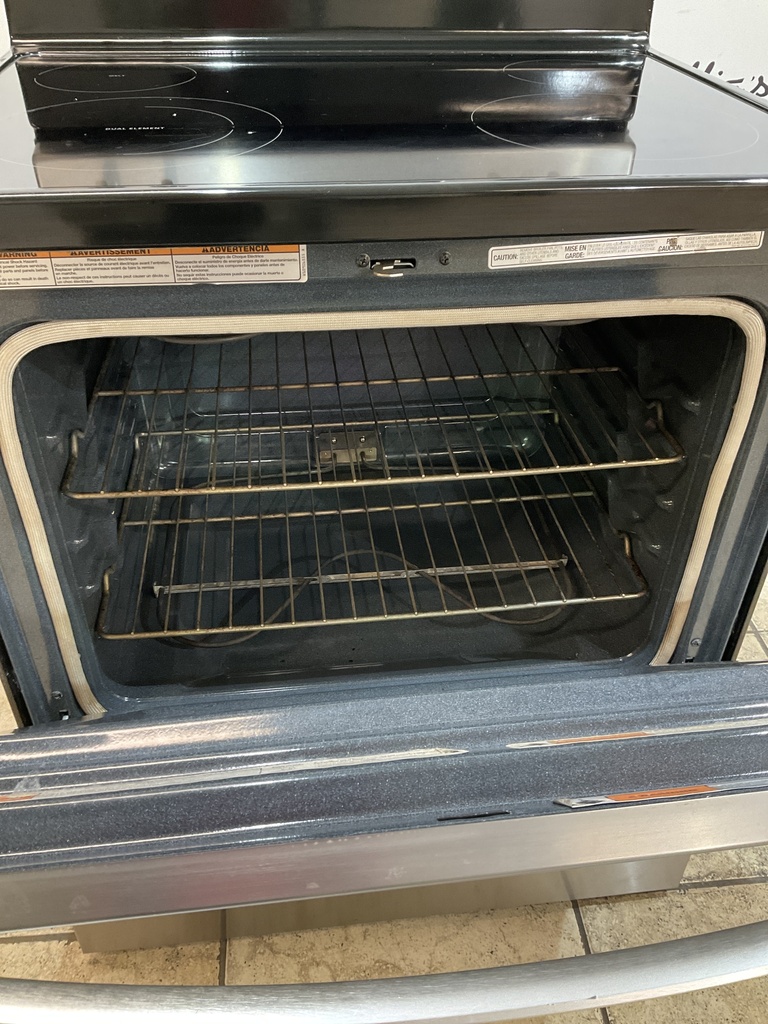 Whirlpool Electric Stove 220volts (40/50 AMP) 30inches {no cord} (Stainless steel) 