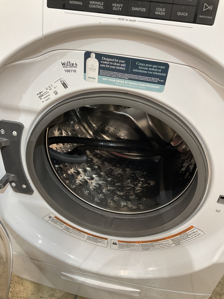 Whirlpool Washer Front-load 27inches ( White) 