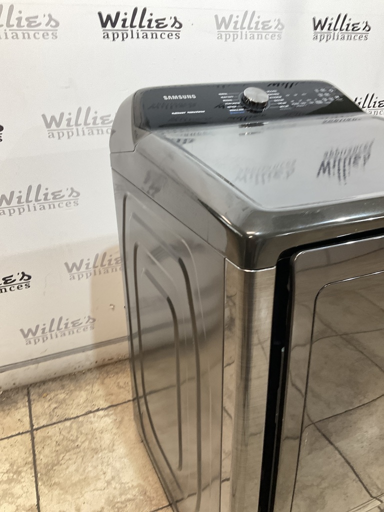 Samsung Electric Dryer 220volts (30 AMP) 27inches {4 prong} (Dark Grey) 