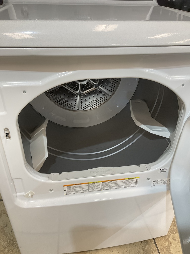 Ge Electric Dryer 220volts (30 AMP) 27inches {no cord} (White) 