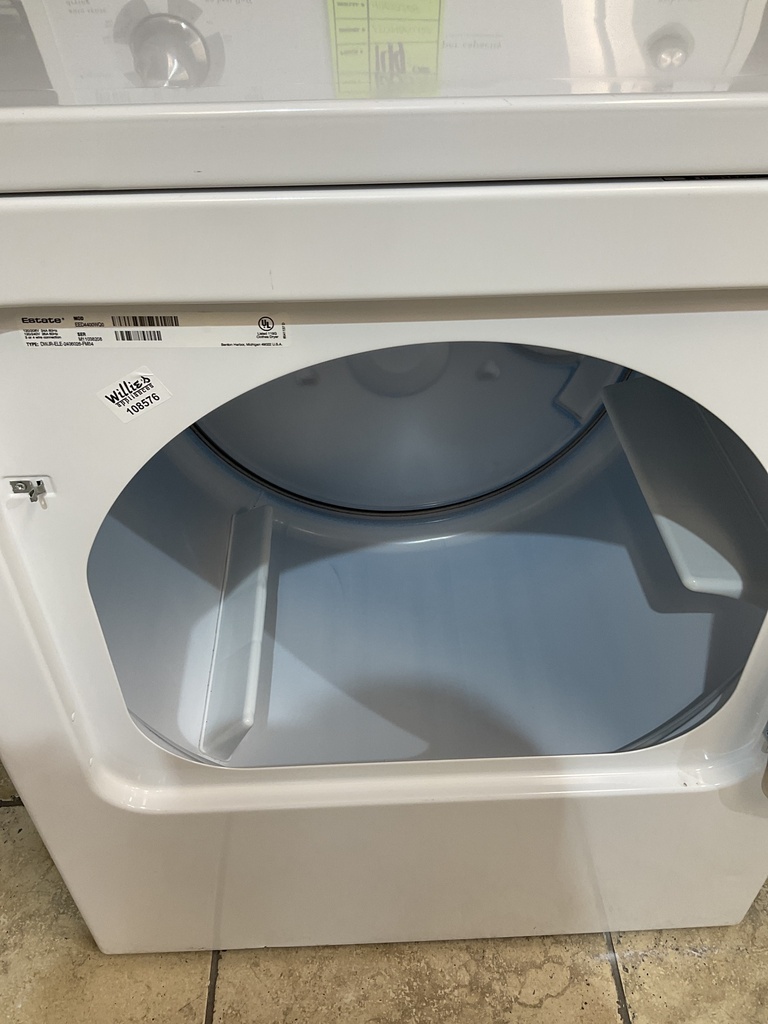 Estate Electric Dryer 220volts (30 AMP) 29inches {3 prong} (White) 