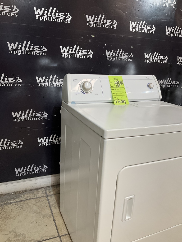 Whirlpool Electric Dryer 220volts (30 AMP) 29inches {4 prong} (White) 