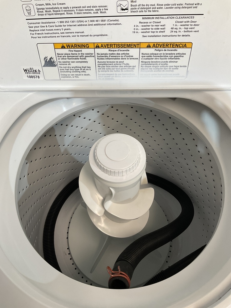 Whirlpool Washer Top-load 27inches (white) 