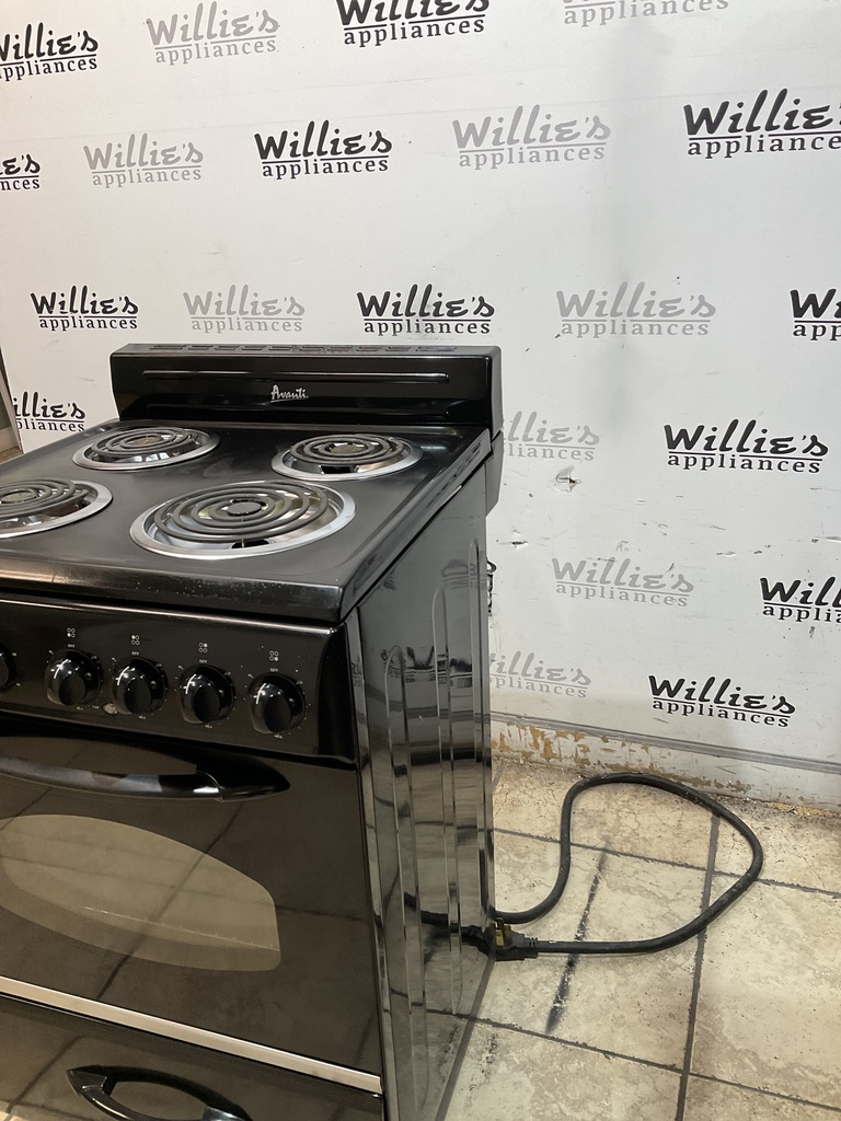 Avanti Electric Stove 220volts (40/50 AMP) 24inches {4 prong} (black) 