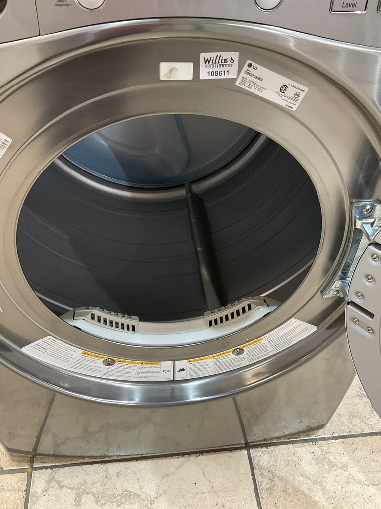 Lg Electric Dryer 220volts (30 AMP) 27inches {4 prong} (Grey)