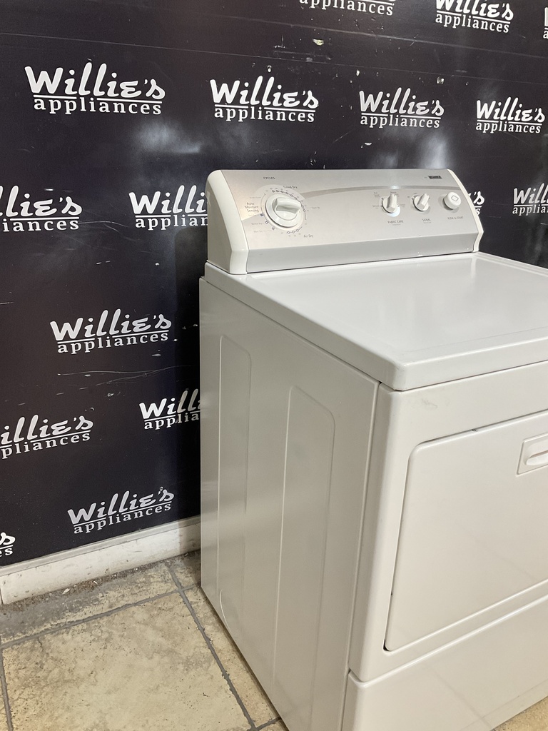 Kenmore Electric Dryer 220volts (30 AMP) 29inches {no cord} (White)