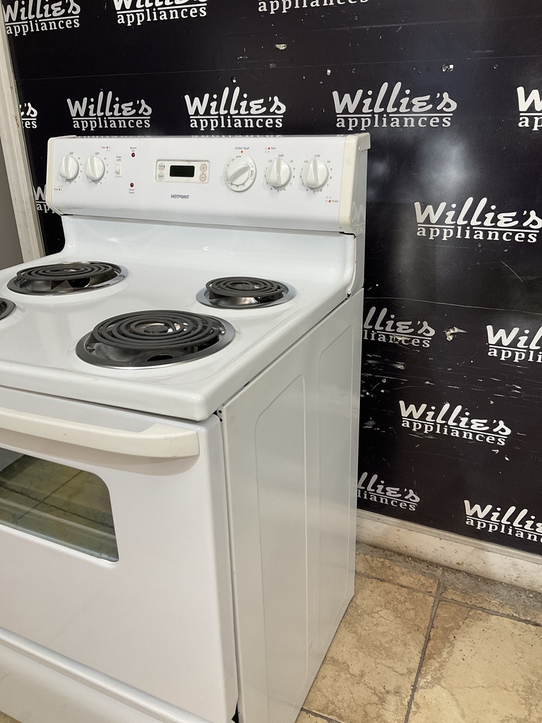 Hotpoint Electric Stove 220volts (40/50 AMP) 30inches {no cord} (White) 