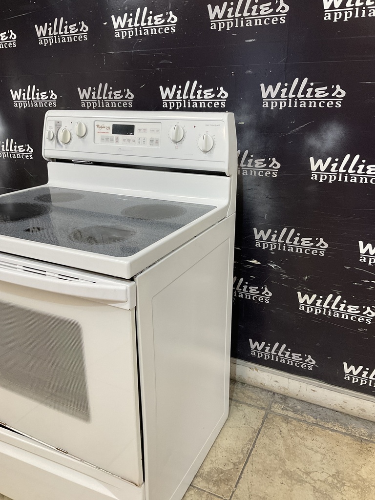Whirlpool Electric Stove 220volts (40/50 AMP) 30inches {no cord} (white)