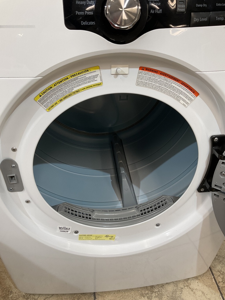 Samsung Electric Dryer 220volts (30 AMP) 27inches {3 prong} (White) 