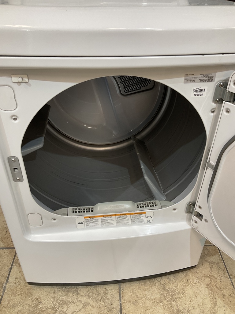 Lg Electric Dryer 220volts (30 AMP) 27inches {no cord} (White) 