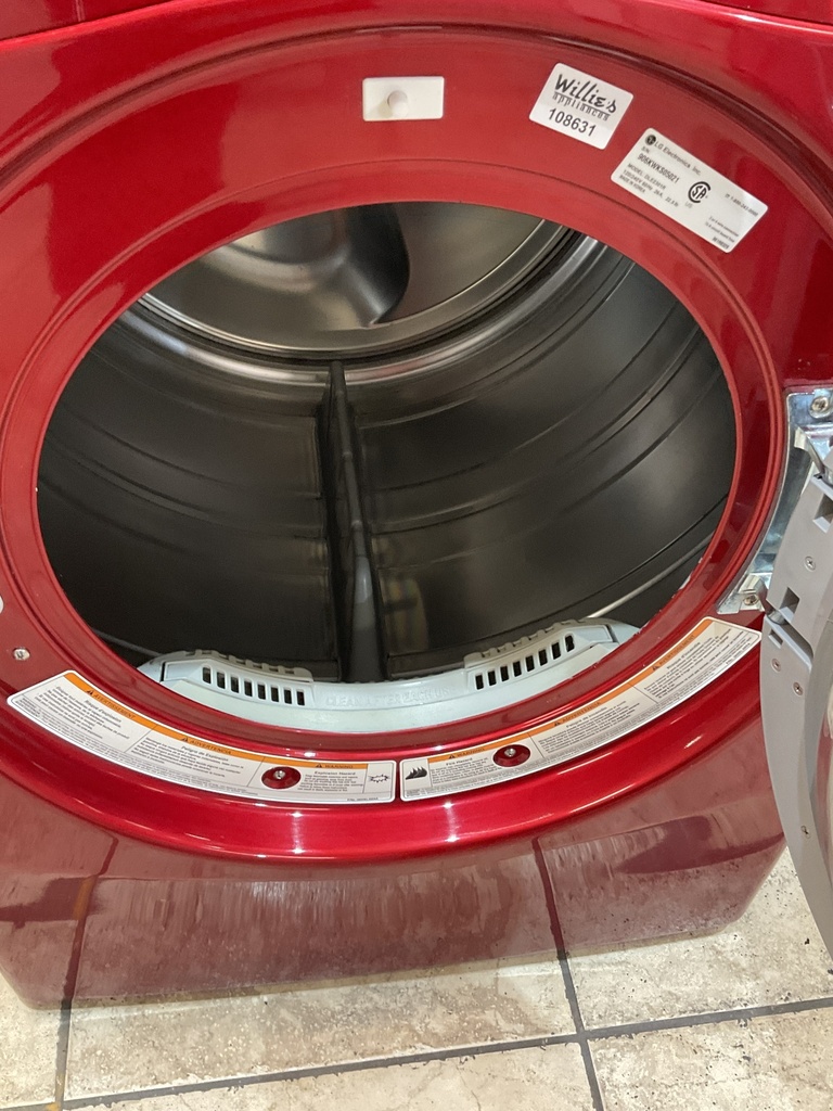 Lg Electric Dryer 220volts (30 AMP) 27inches {3 prong} (red)