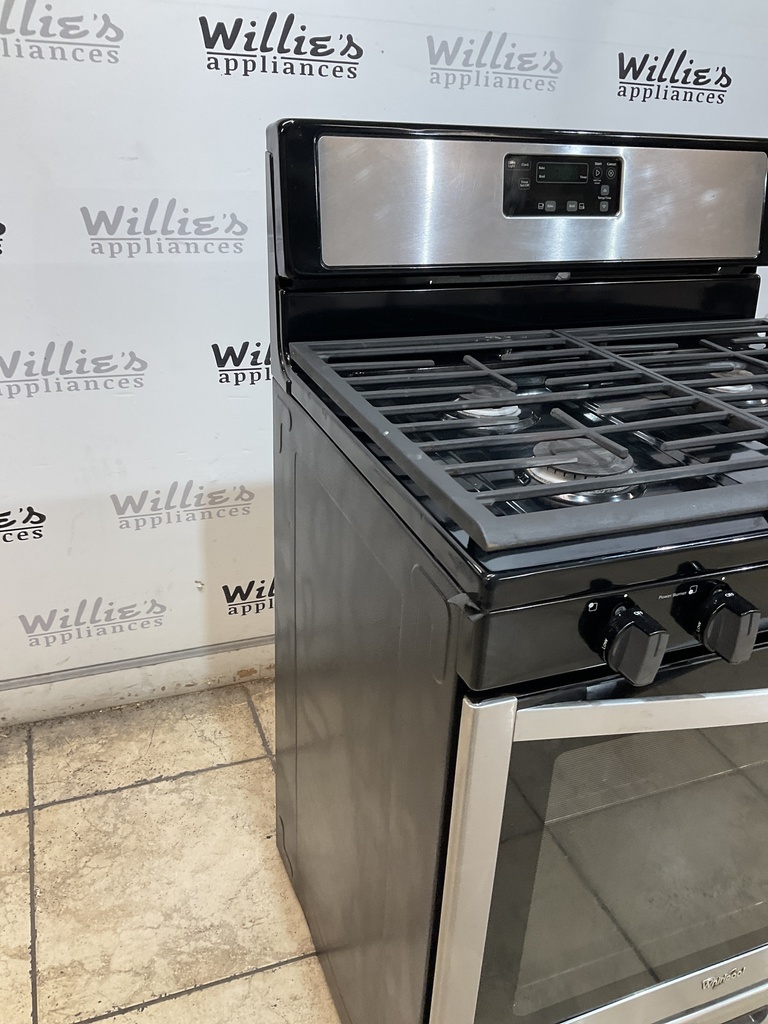 Whirlpool Natural Gas Stove 30inches (Stainless Steel) 