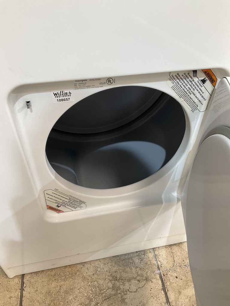 Whirlpool Electric Dryer 220volts (30 AMP)  29inches {} (white) 