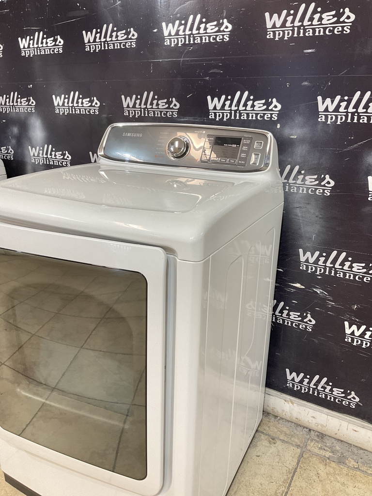 Samsung Electric Dryer 220volts (30 AMP) 27inches {4 prong} (White) 