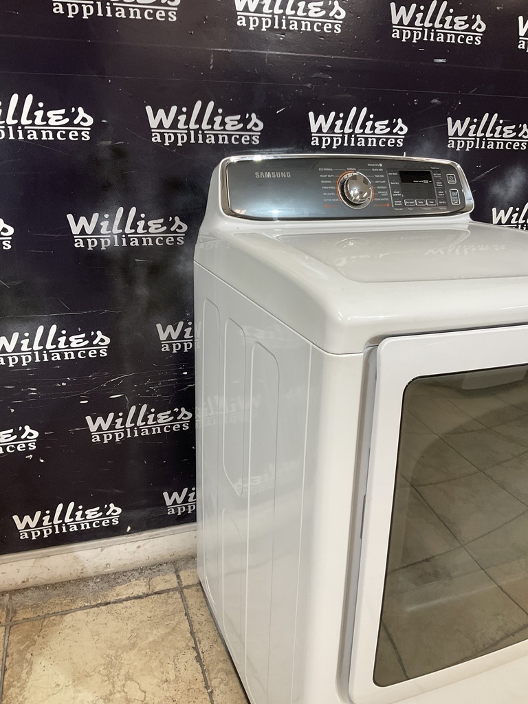 Samsung Electric Dryer 220volts (30 AMP) 27inches {4 prong} (White) 