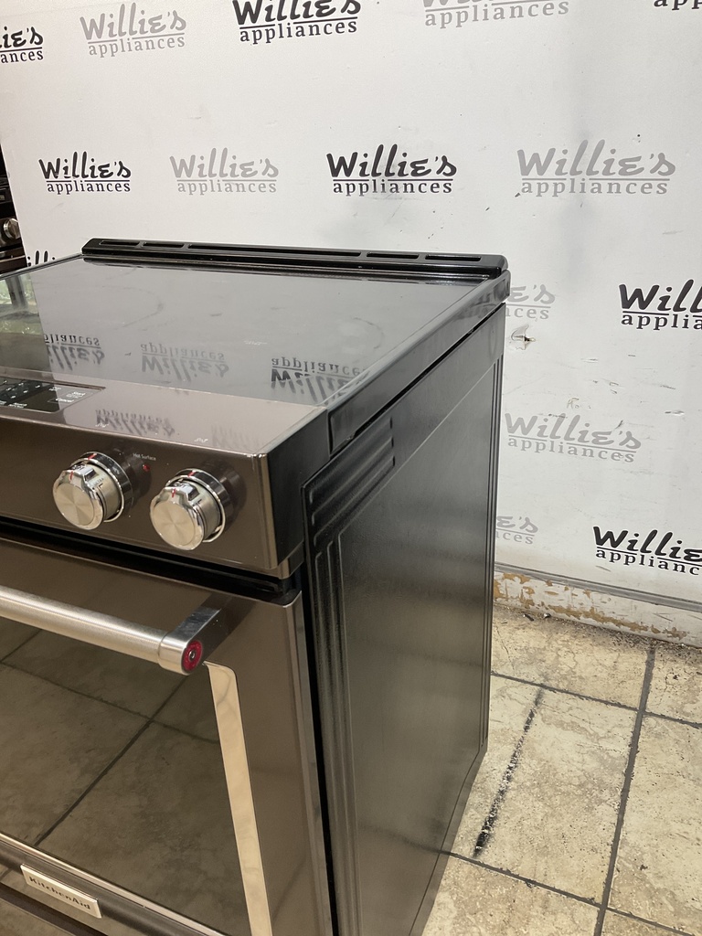 KitchenAid Electric Stove 220volts (40/50 AMP) 30inches {3 prong} (Black Stainless) 