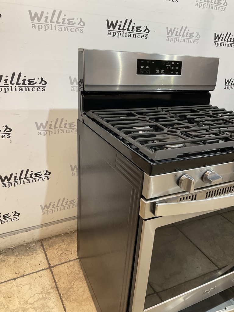 Whirlpool Natural Gas Stove 30inches (Stainless Steel) 
