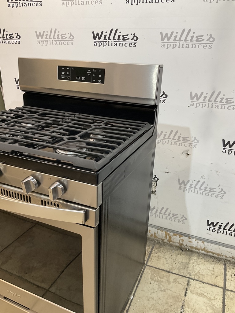 Whirlpool Natural Gas Stove 30inches (Stainless Steel) 