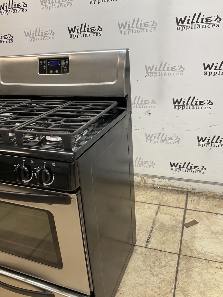 Whirlpool Natural Gas Stove 30inches (Stainless Steel) 