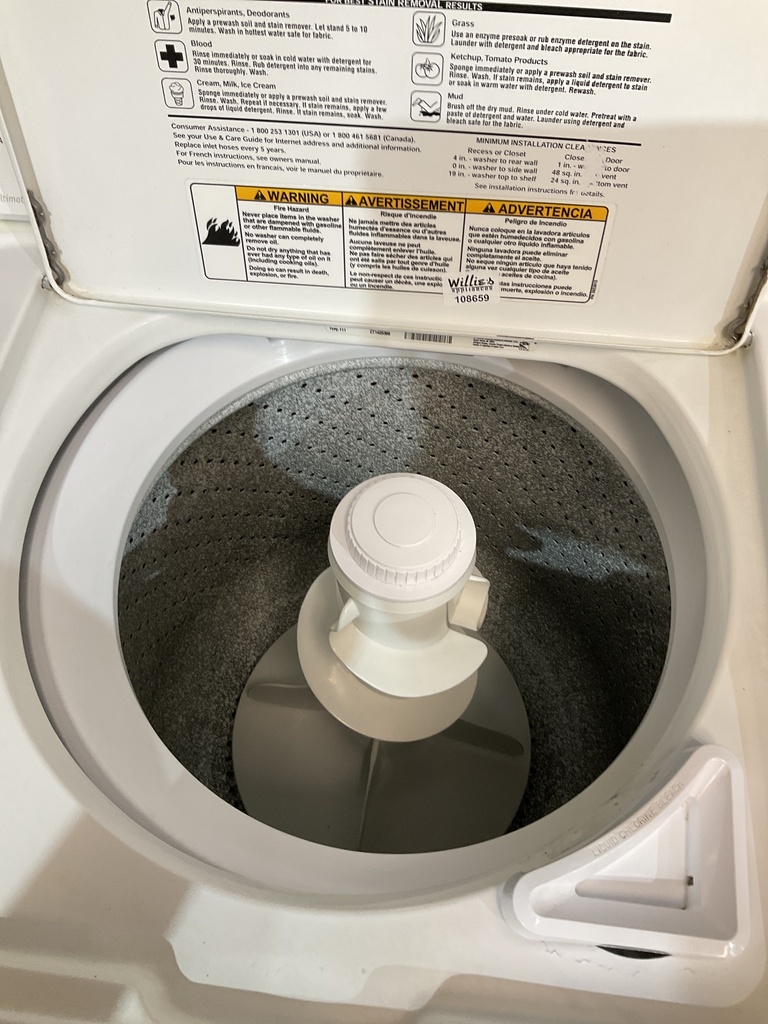 Whirlpool Washer Top-load 27inches (White) 