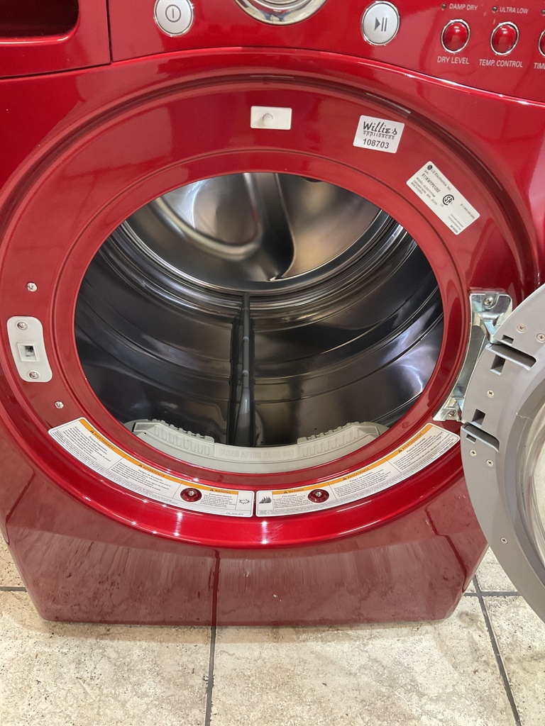 Lg Electric Dryer 220volts (30 AMP) 27inches (Red) 