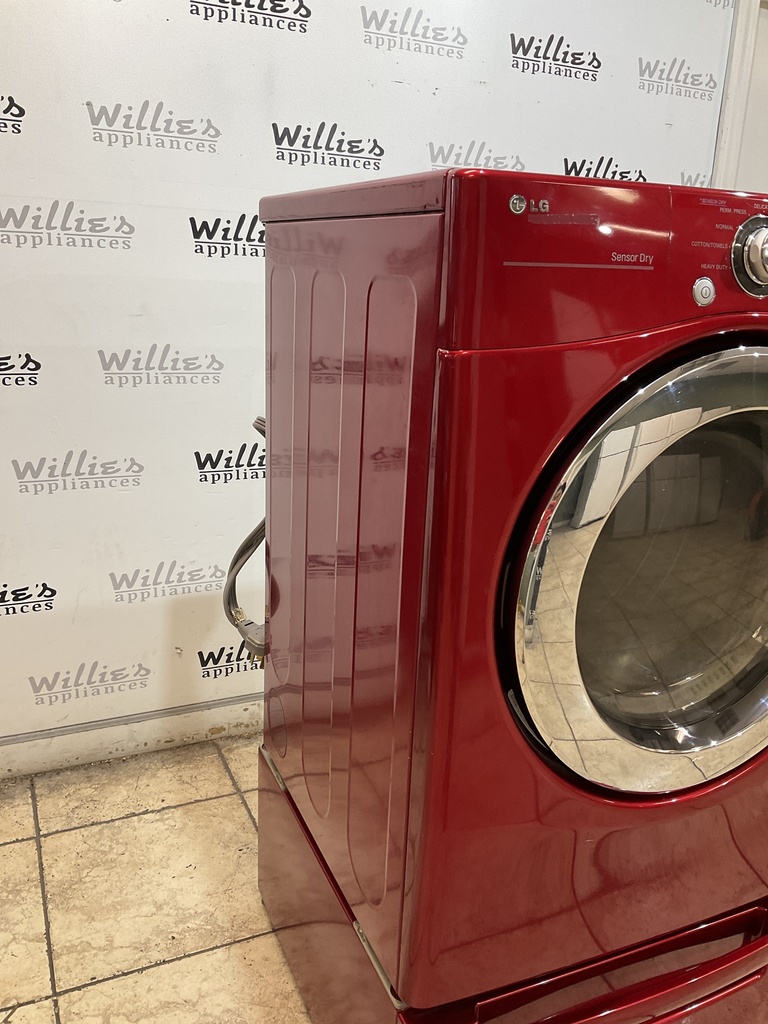 Lg Electric Dryer 220volts (30 AMP) 27inches {3 prong} (Red) 