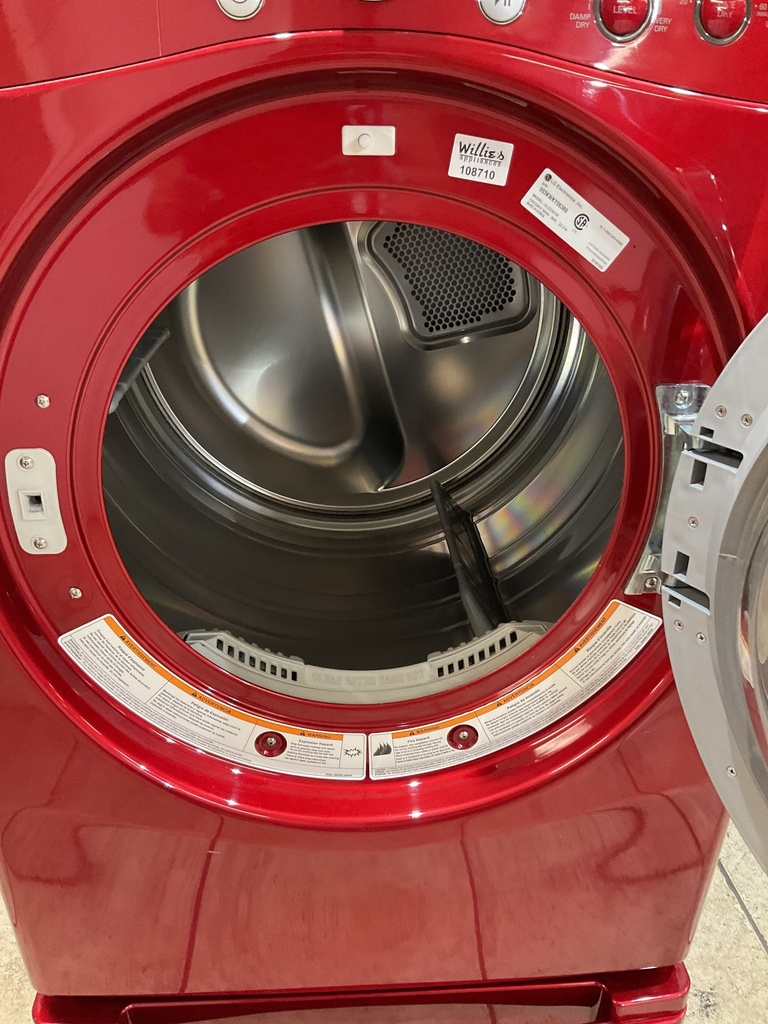 Lg Electric Dryer 220volts (30 AMP) 27inches {3 prong} (Red) 