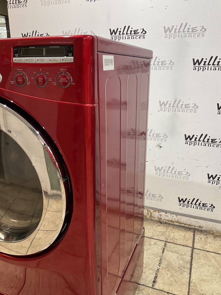 Lg Electric Dryer 220volts (30 AMP) 27inches {3 prong} (Red) 