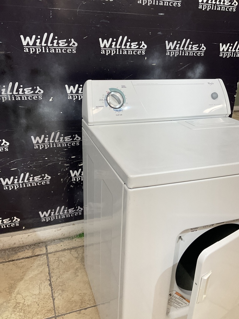 Whirlpool Electric Dryer 220volts (30 AMP) 29inches {4 prong} (White) 