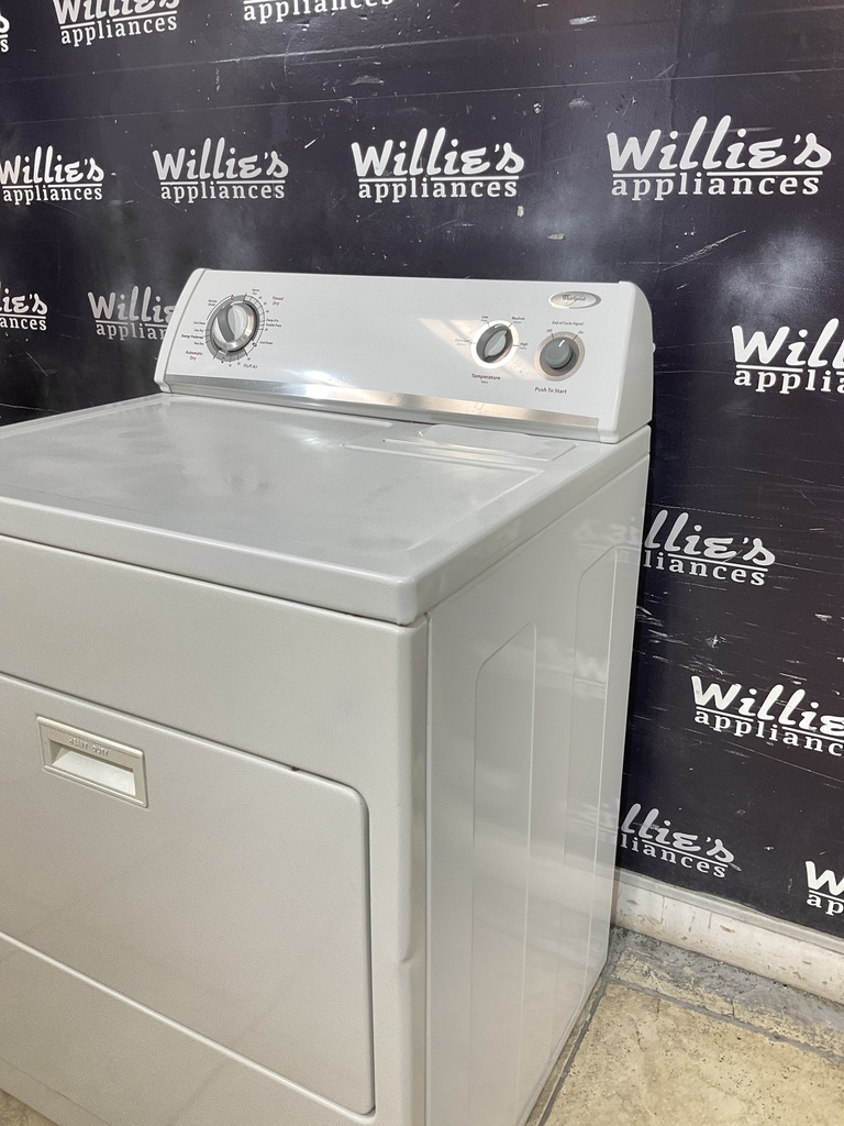 Whirlpool Electric Dryer 220volts (30 AMP) 29inches {no cord} (White) 
