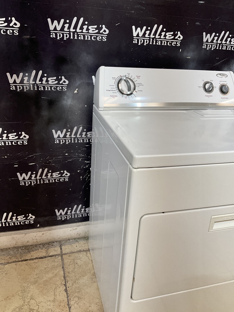 Whirlpool Electric Dryer 220volts (30 AMP) 29inches {no cord} (White) 