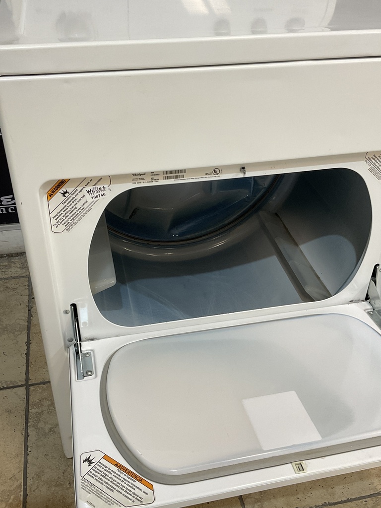 Whirlpool Electric Dryer 220volts (30 AMP) 29inches {3 prong} (White) 