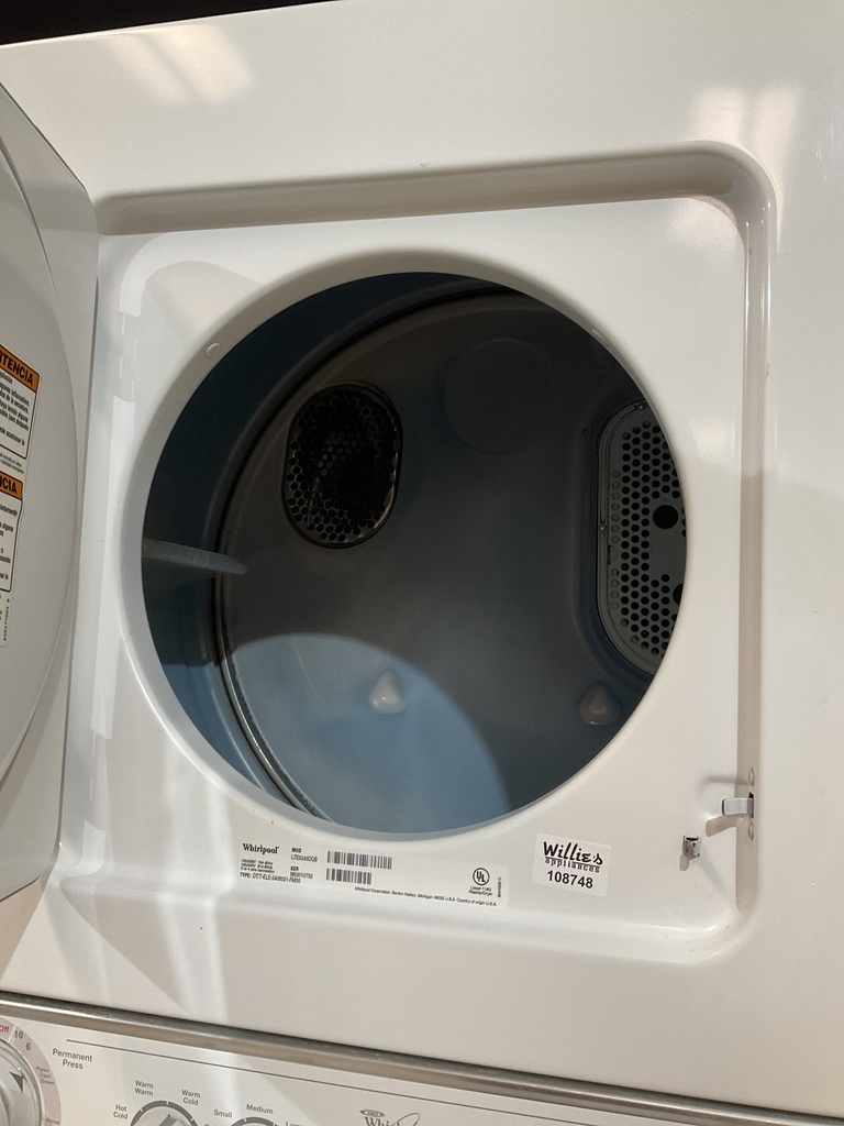 Whirlpool Electric Unit Stackable 220volts (30 AMP) 24x72” {4 prong} (White)