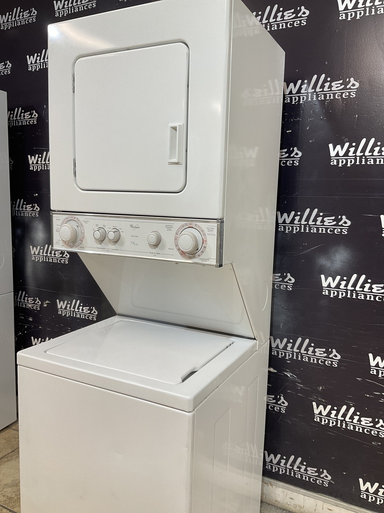 Whirlpool Electric Unit Stackable 220volts (30 AMP) 24x72” {4 prong} (White)