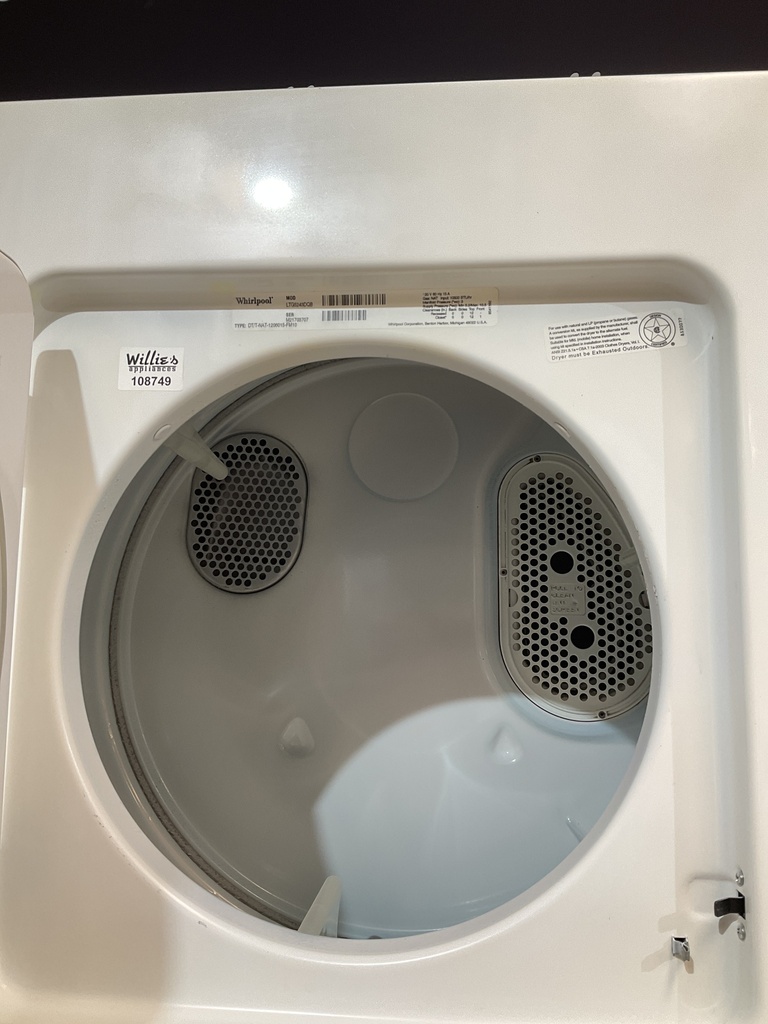 Whirlpool Electric Unit Stackable 220volts (30AMP) 24x71 {no card} (white) 
