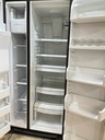 Ge Refrigerator Side by Side 36x69 1/2” (Black) 