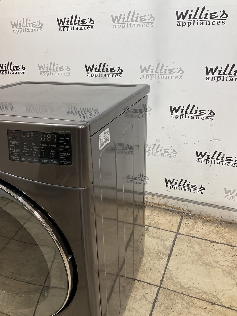 Lg Electric Dryer 220volts (30 AMP) 27inches {3 prong} (Dark Grey) 