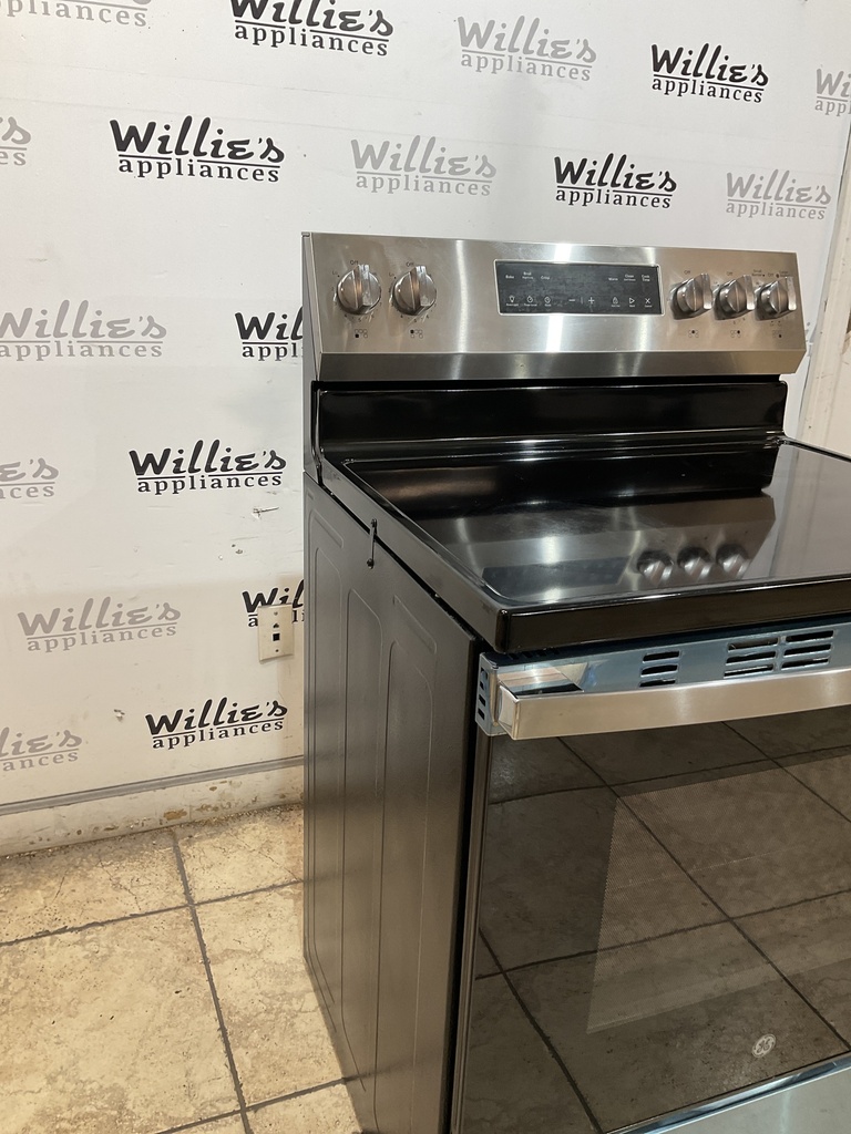 Ge Electric Stove 220volts (40/50 AMP) 30inches {4 prong} (Stainless Steel)