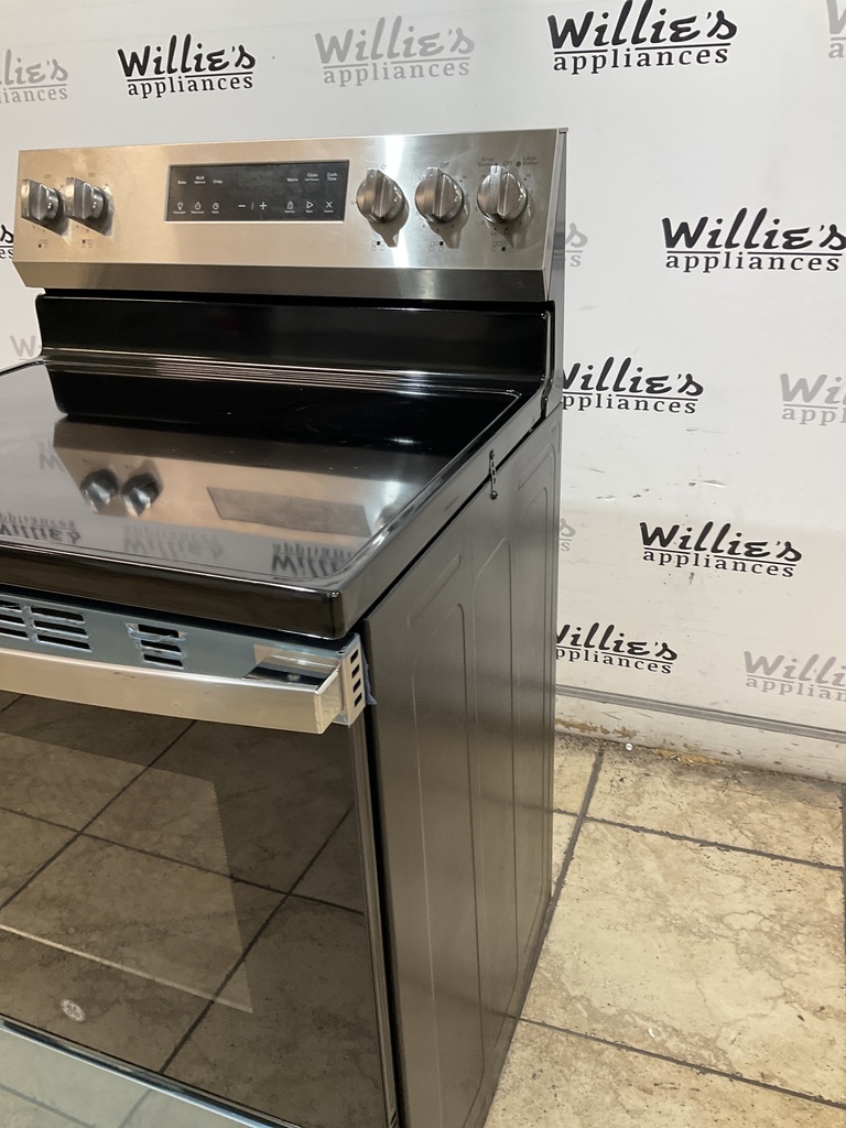 Ge Electric Stove 220volts (40/50 AMP) 30inches {4 prong} (Stainless Steel)