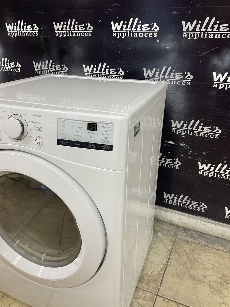 Lg Electric Dryer 220volts (30 AMP) 27inches {3 prong} (White)