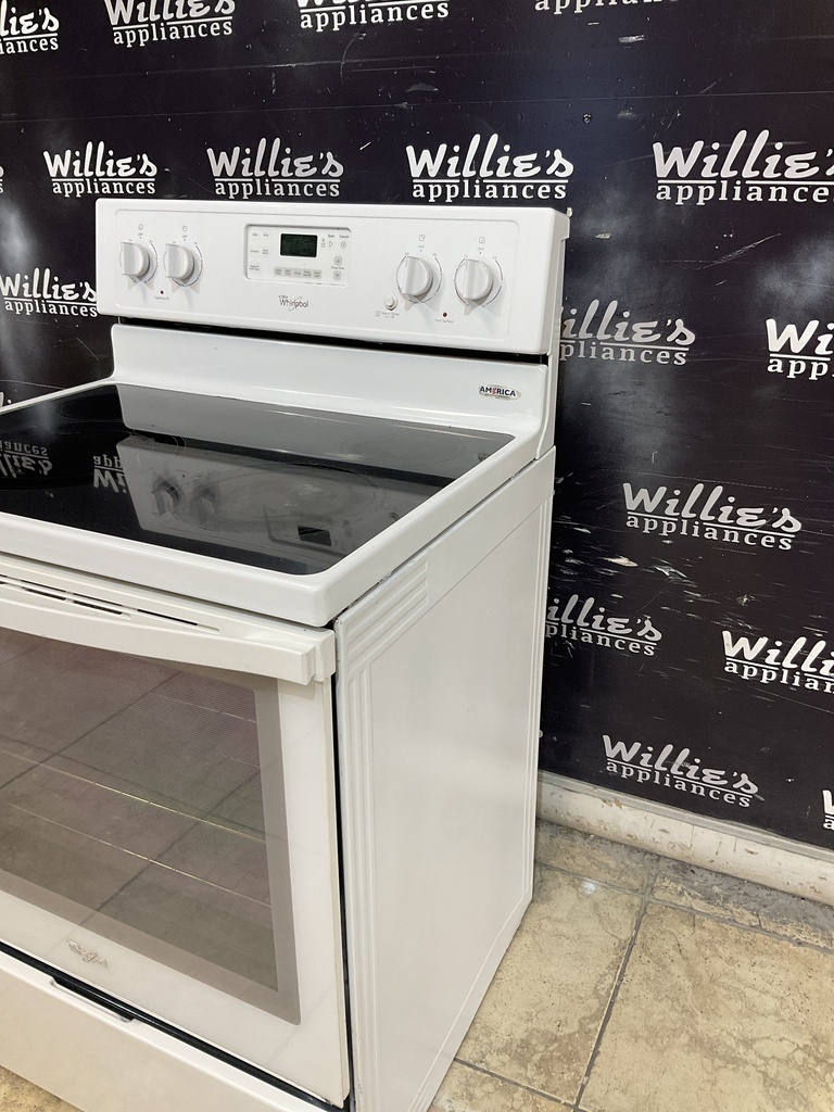 Whirlpool Electric Stove 220volts (40/50 AMP) 30inches  {no cord} (White)